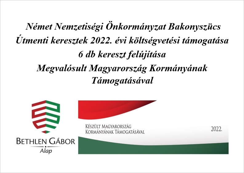 Útmenti keresztek felújítása